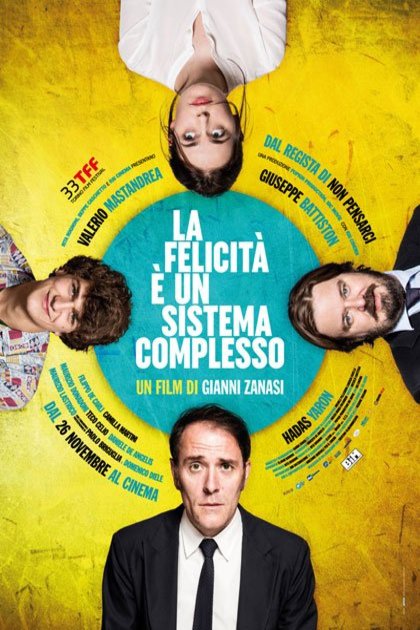 Italian poster of the movie La Felicità è un sistema complesso