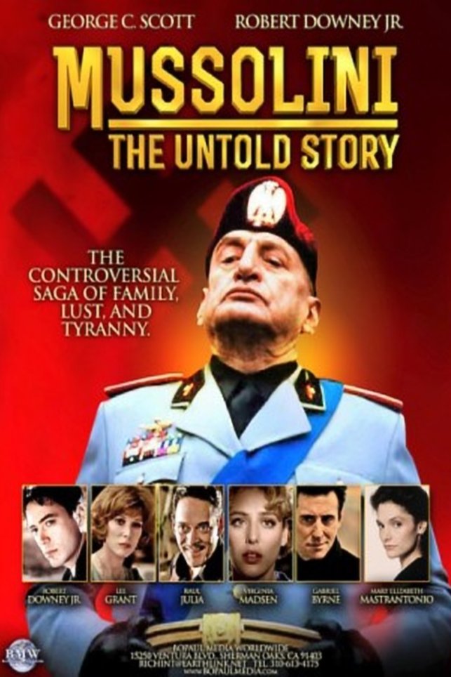 L'affiche du film Mussolini: The Untold Story