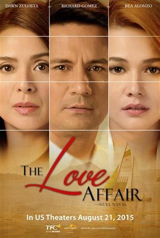 L'affiche originale du film The Love Affair en philippin