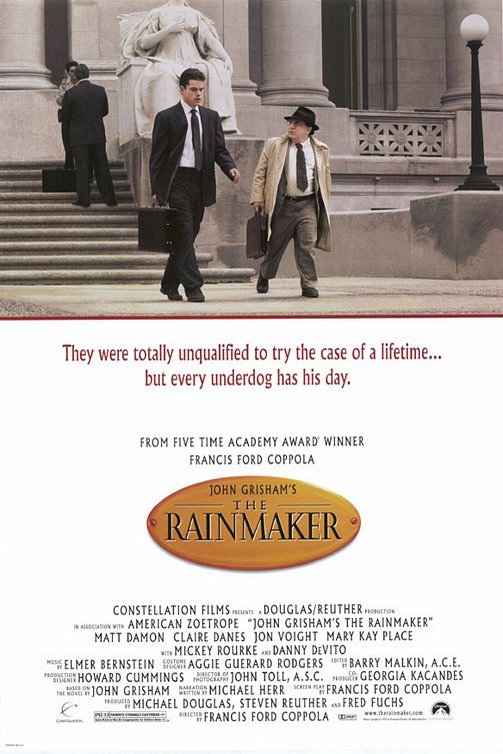 L'affiche du film The Rainmaker