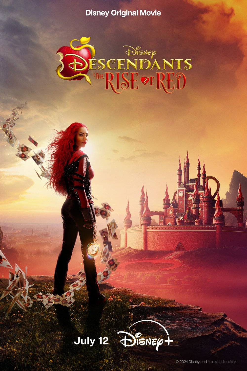 L'affiche du film Descendants: The Rise of Red