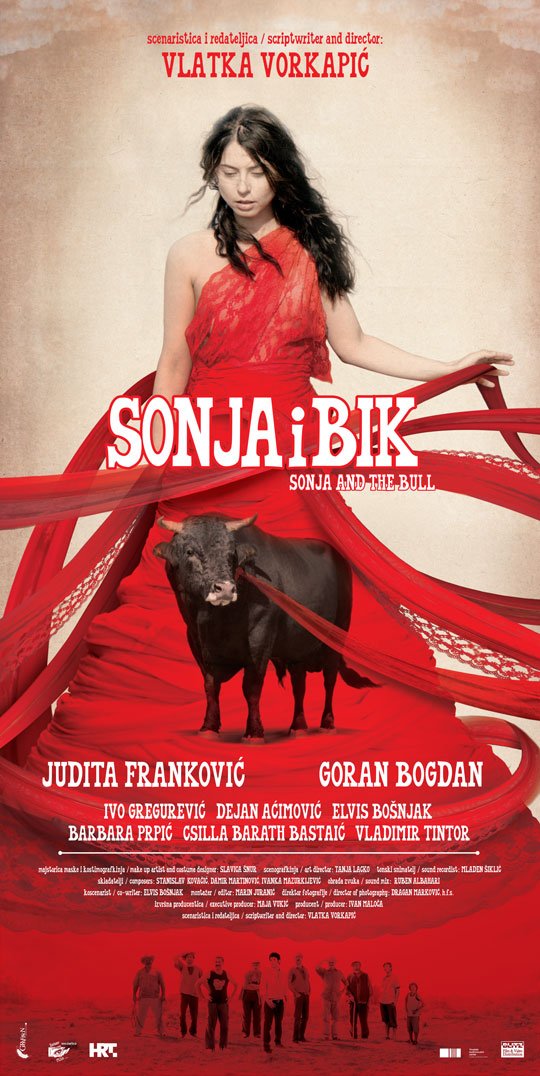 Croatian poster of the movie Sonja and the Bull