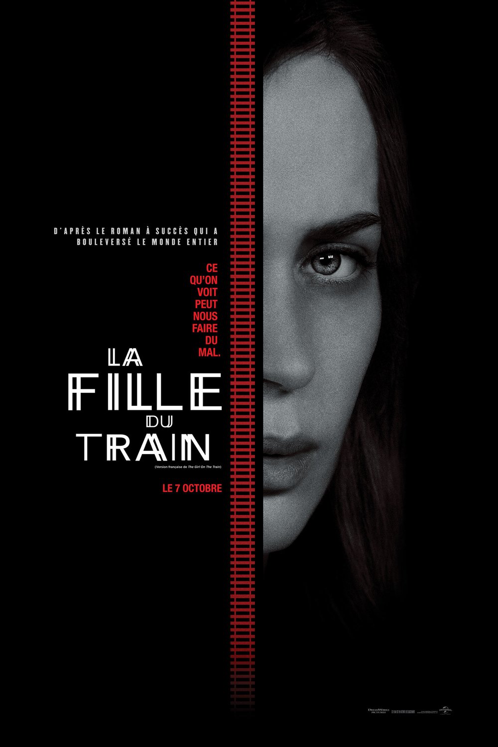 L'affiche du film La Fille du train