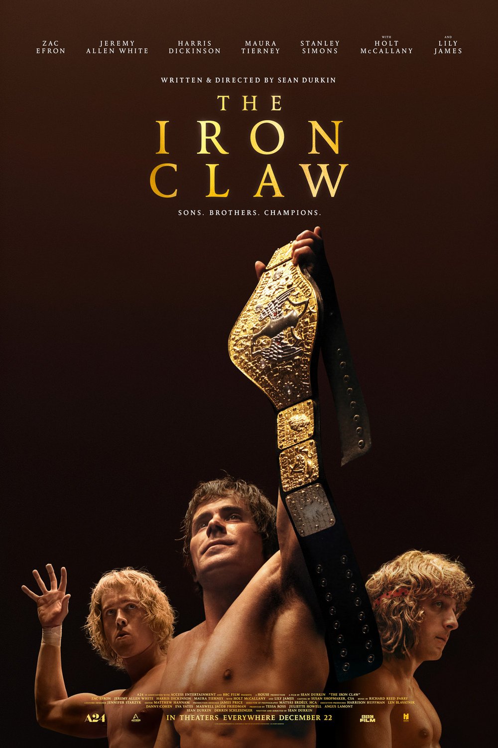 L'affiche du film The Iron Claw
