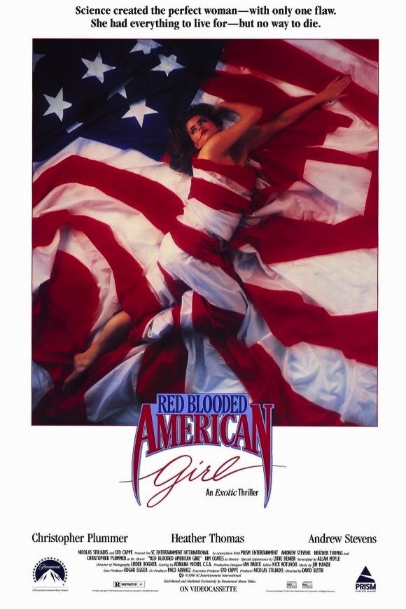 L'affiche du film Red Blooded American Girl