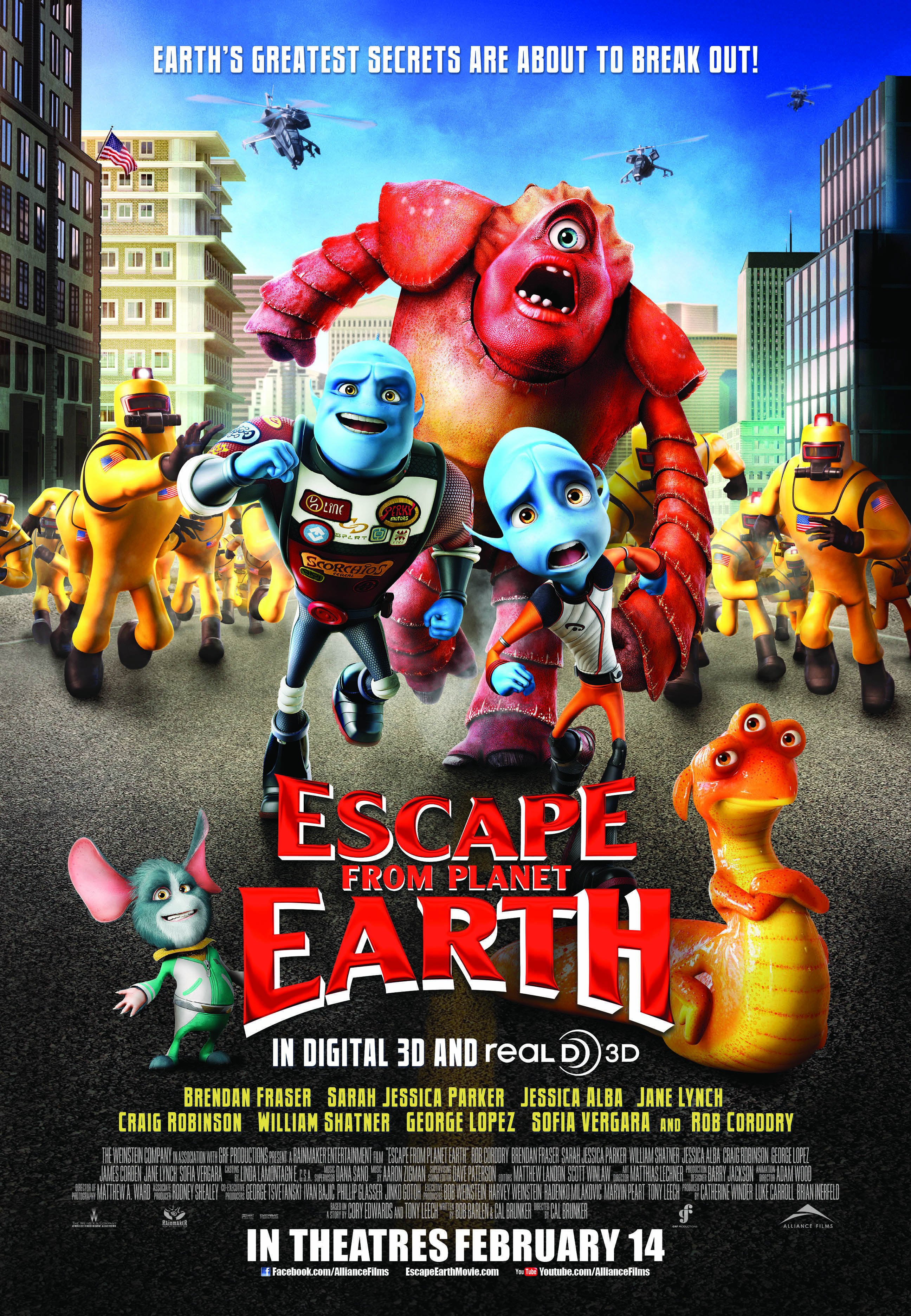 L'affiche du film Escape from Planet Earth