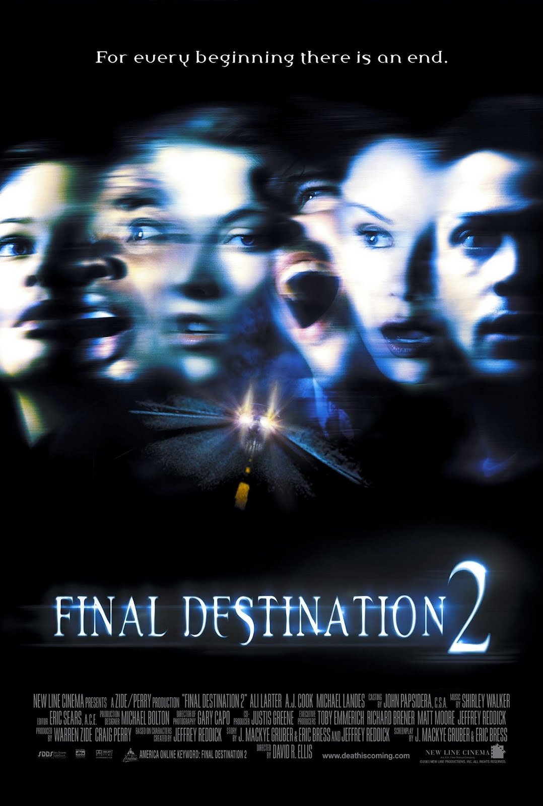 L'affiche du film Destination Ultime 2