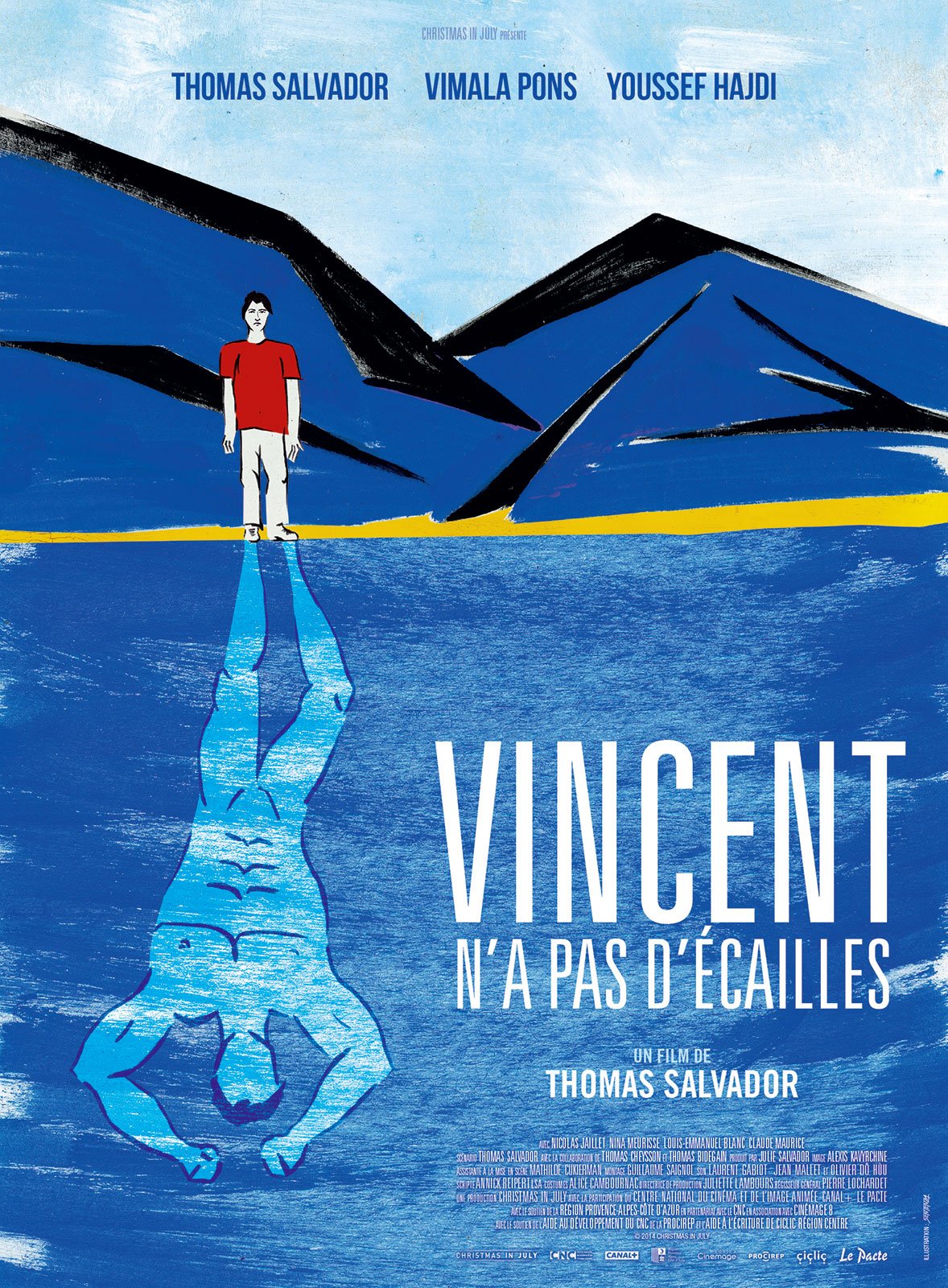 L'affiche du film Vincent n'a pas d'écailles