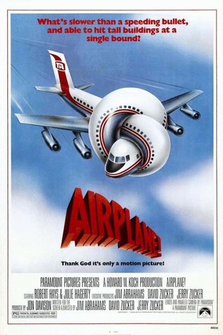 L'affiche du film Y a-t-il un pilote dans l'avion?