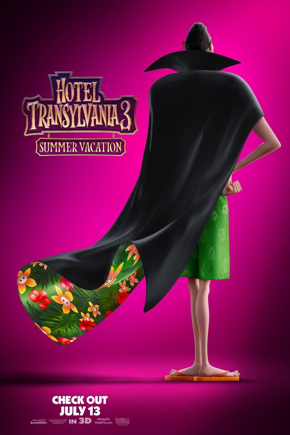L'affiche du film Hotel Transylvania 3: Summer Vacation
