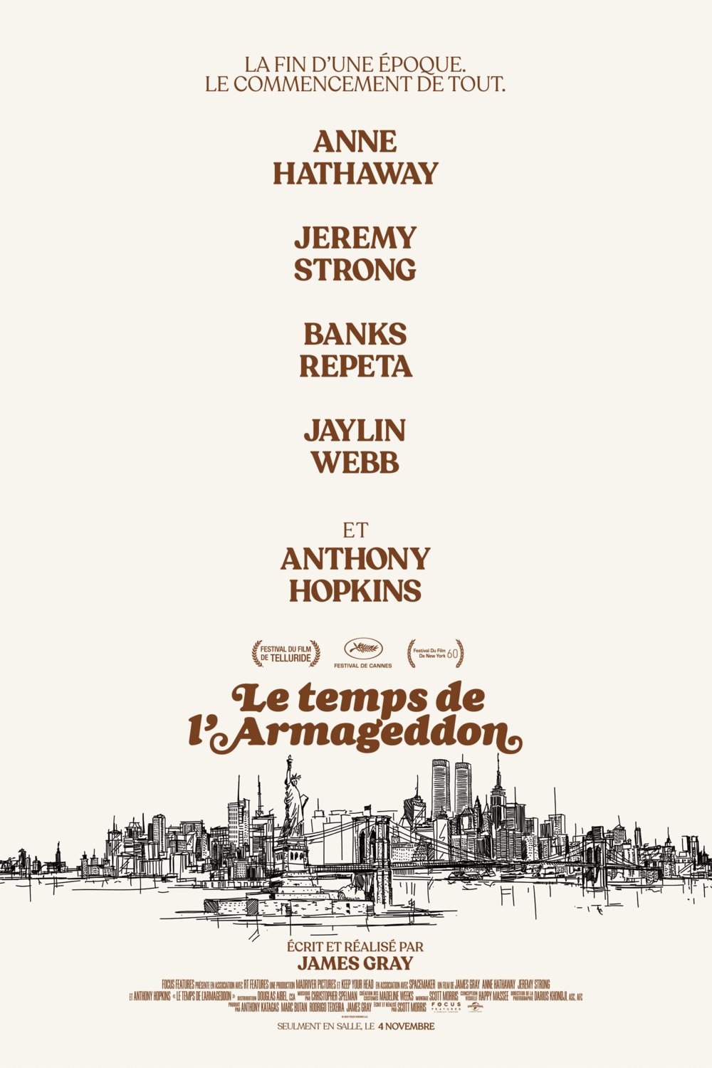 L'affiche du film Le temps de l'Armageddon