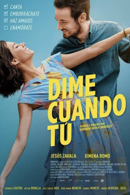 L'affiche originale du film Dime Cuándo Tú en espagnol