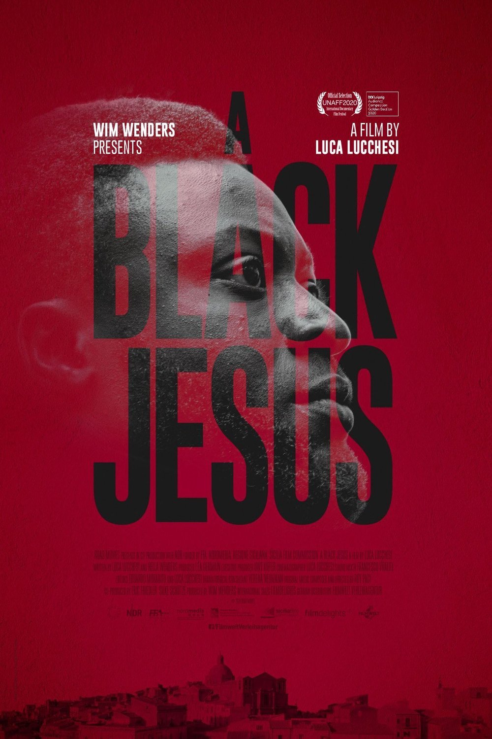 L'affiche originale du film A Black Jesus en italien