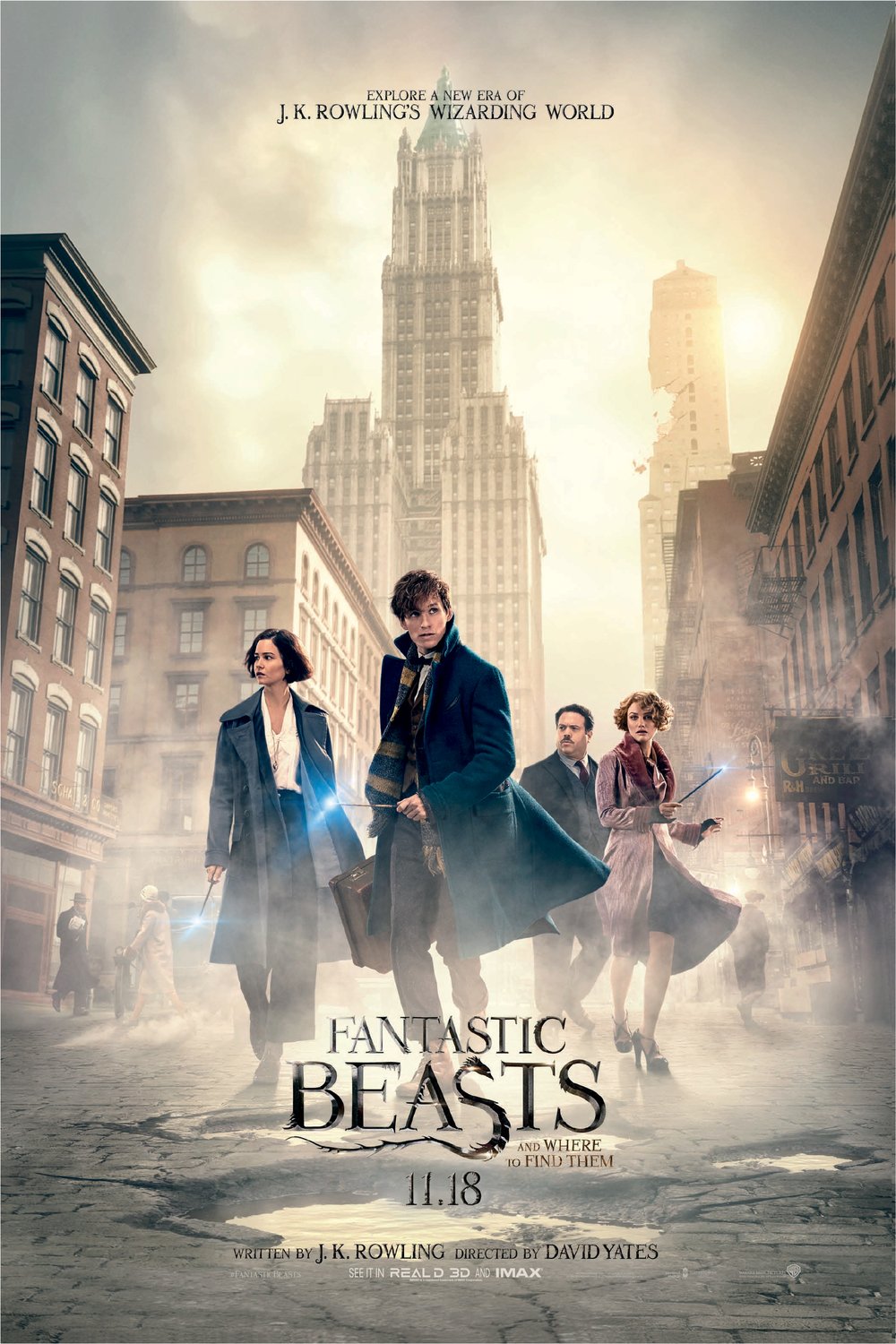 L'affiche du film Fantastic Beasts and Where to Find Them