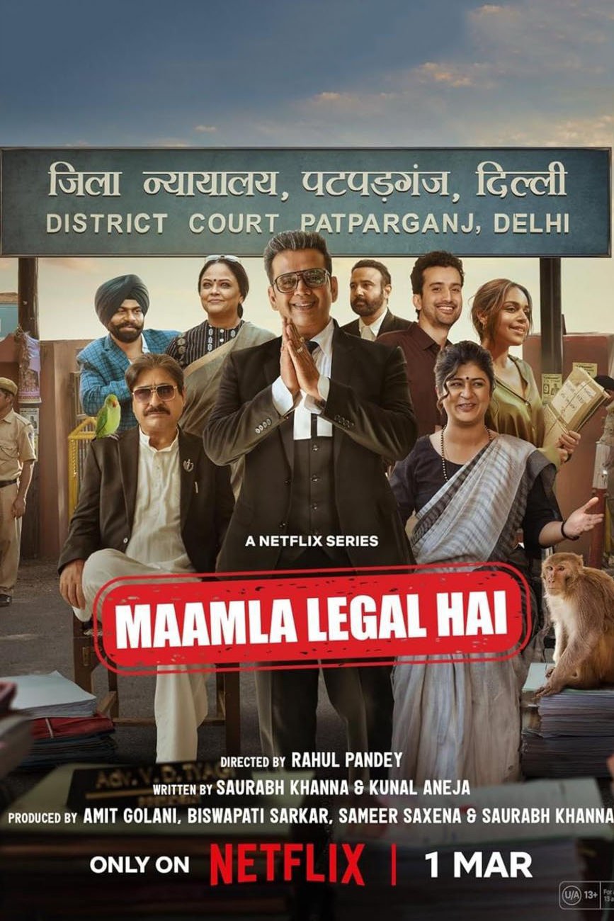 L'affiche originale du film Maamla Legal Hai en Hindi