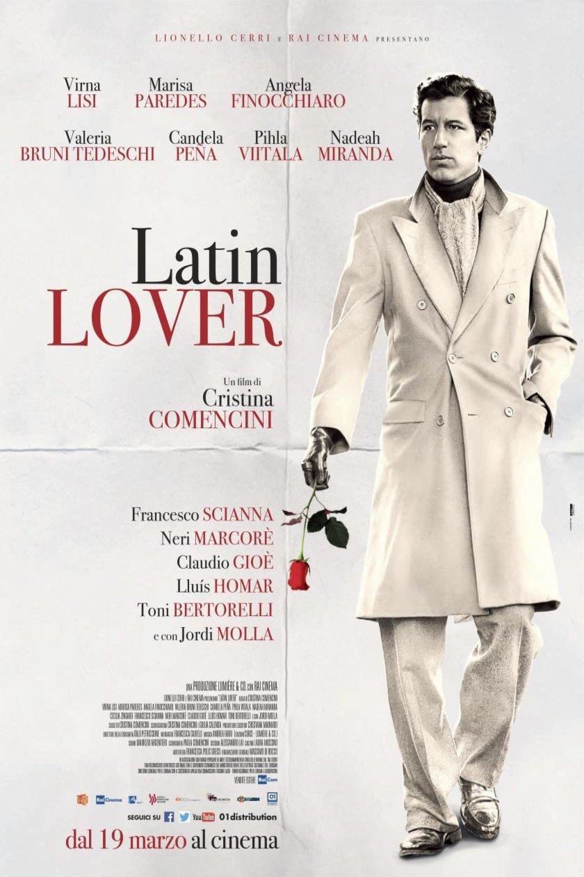 Italian poster of the movie Latin Lover