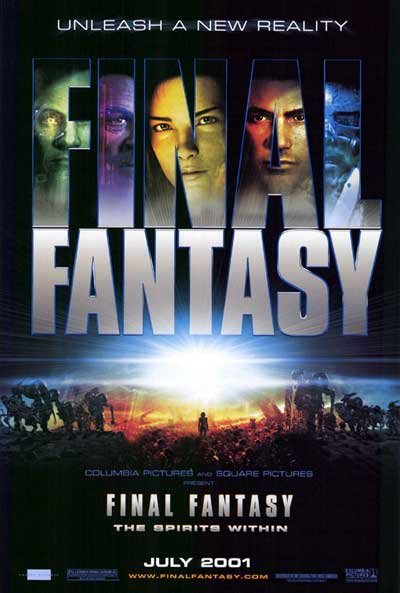 L'affiche du film Final Fantasy: Les Créatures de l'esprit