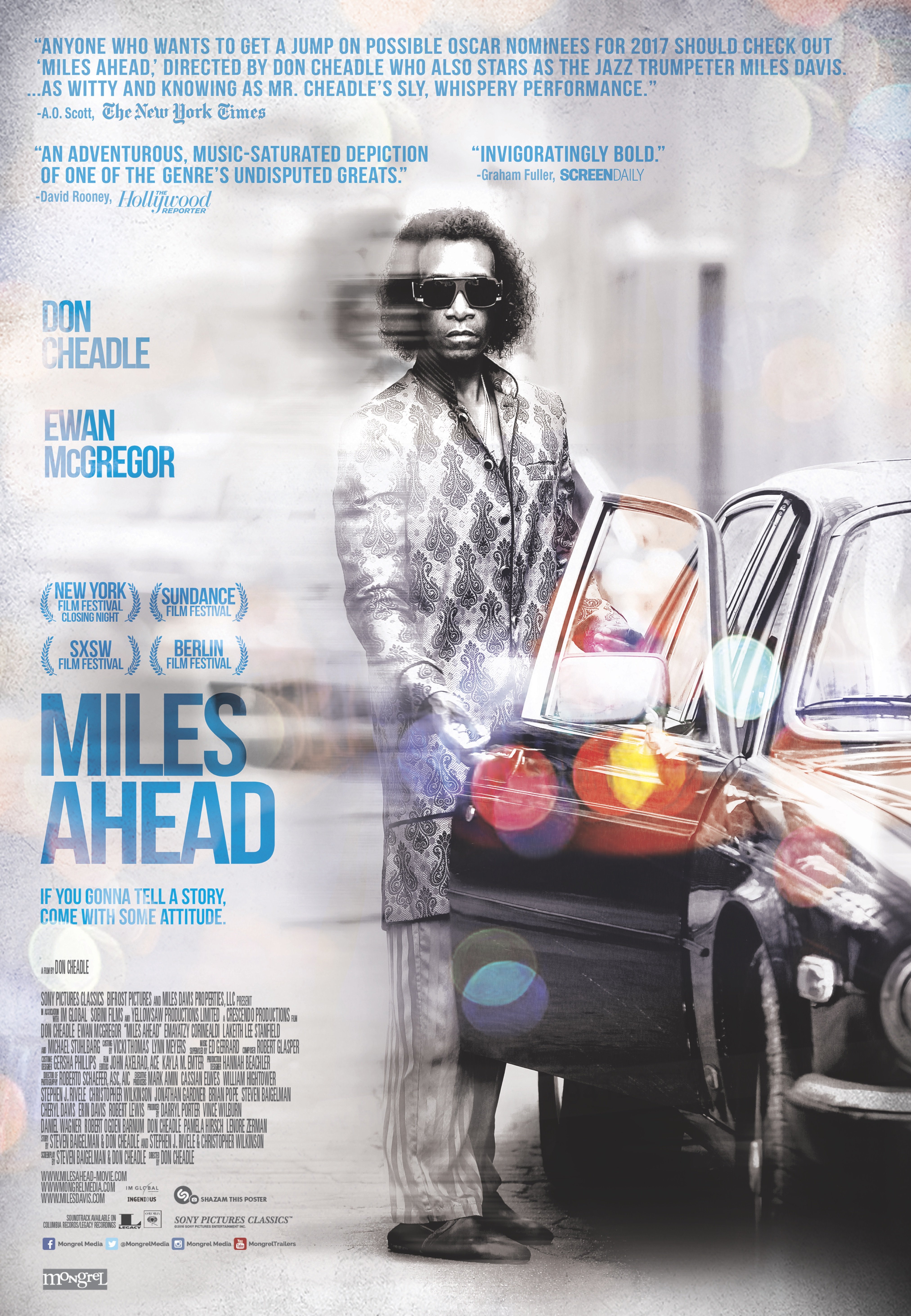 L'affiche du film Miles Ahead