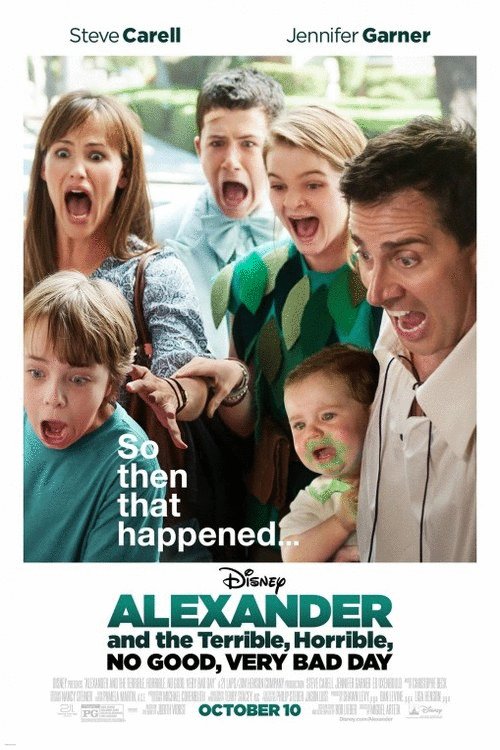 L'affiche du film Alexander and the Terrible, Horrible, No Good, Very Bad Day