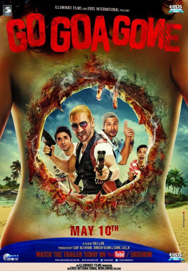 Hindi poster of the movie Go Goa Gone