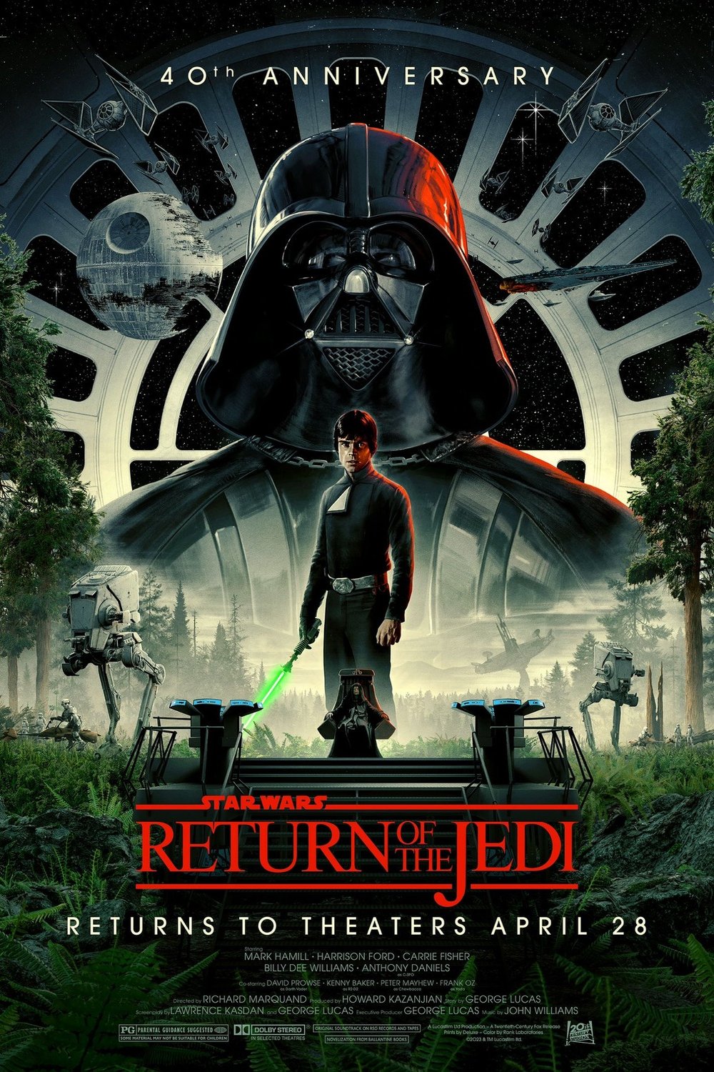 L'affiche du film Star Wars: Episode VI - Return of the Jedi