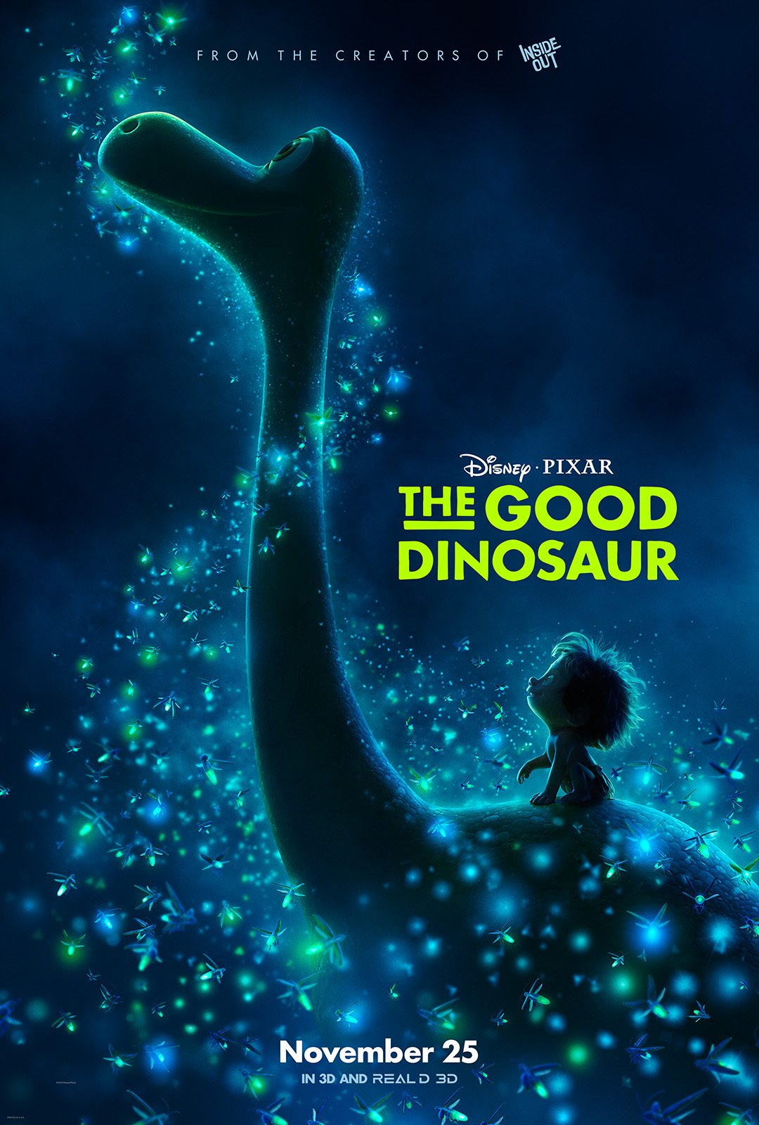 L'affiche du film The Good Dinosaur