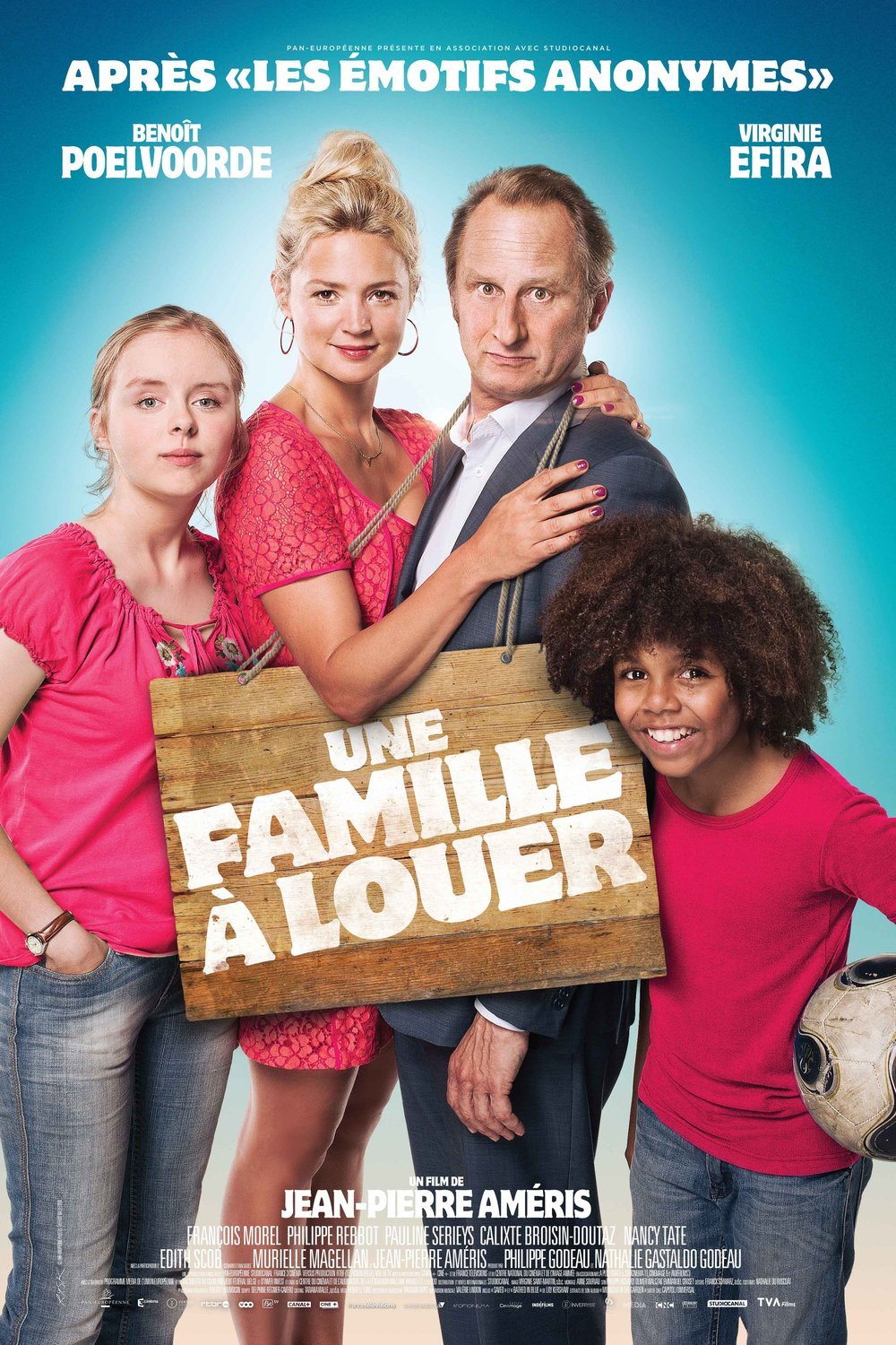 L'affiche du film Une famille à louer