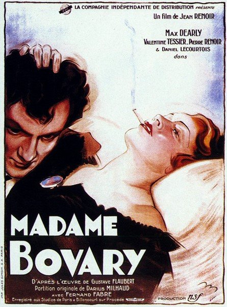 French poster of the movie Madame Bovary