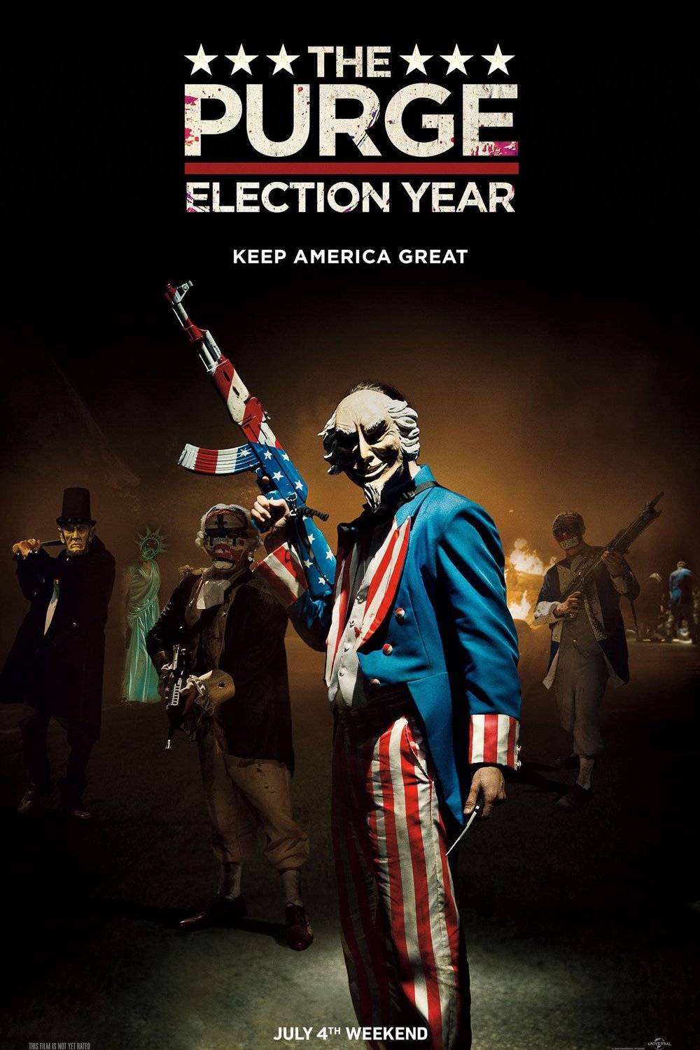 L'affiche du film The Purge: Election Year