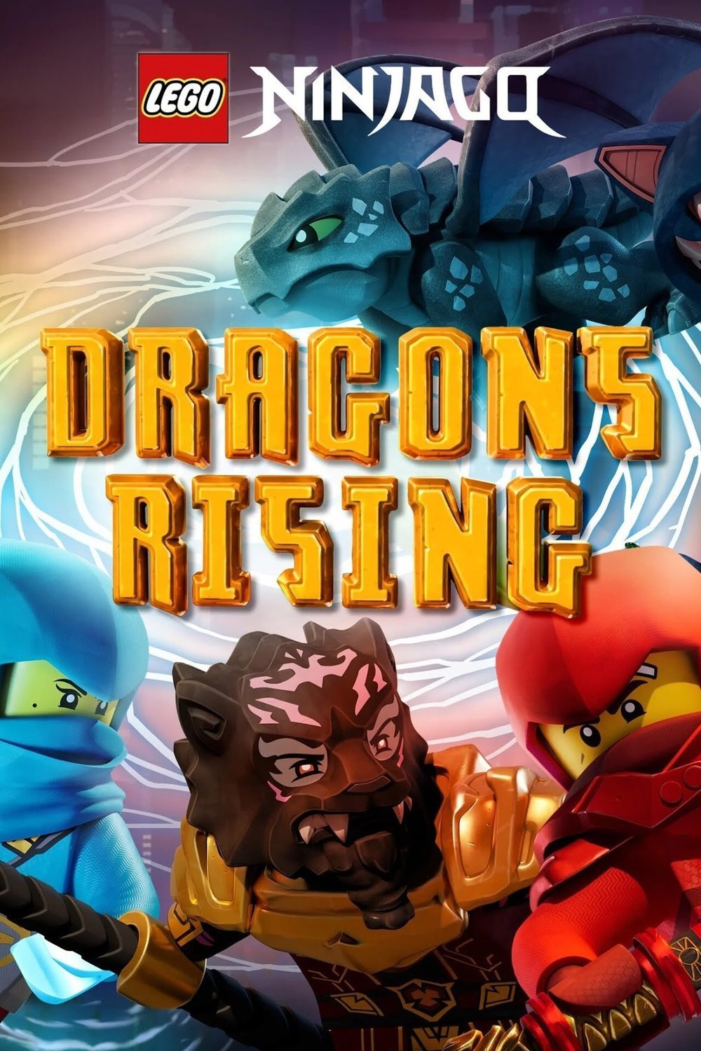 L'affiche du film Ninjago: Dragons Rising