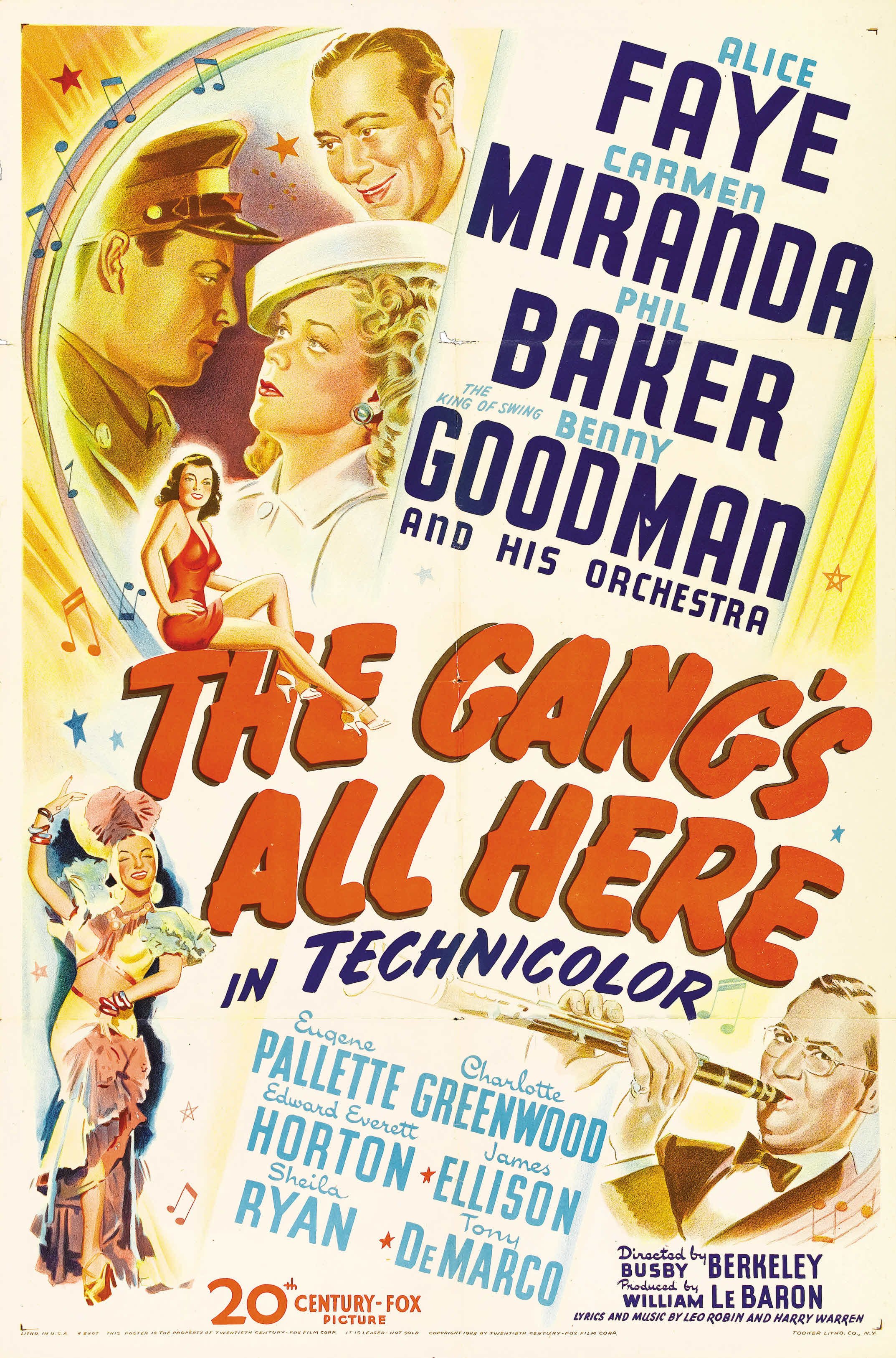 L'affiche du film The Gang's All Here