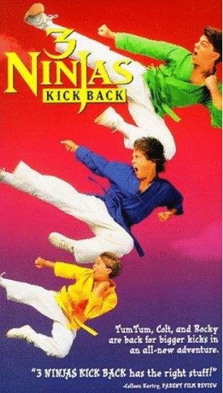 L'affiche du film 3 Ninjas Kick Back