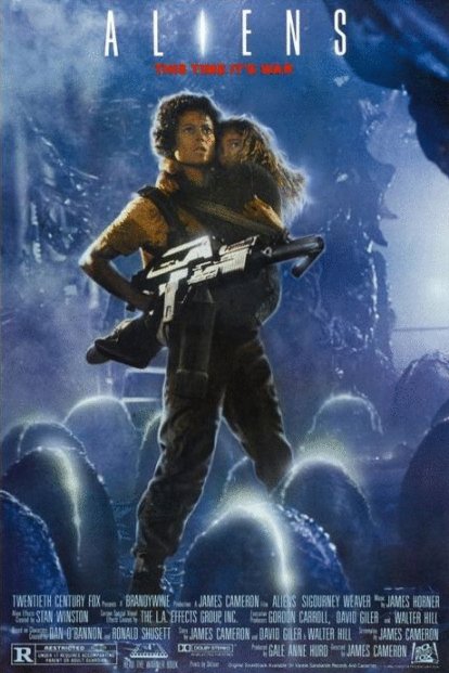 L'affiche du film Aliens - Le retour
