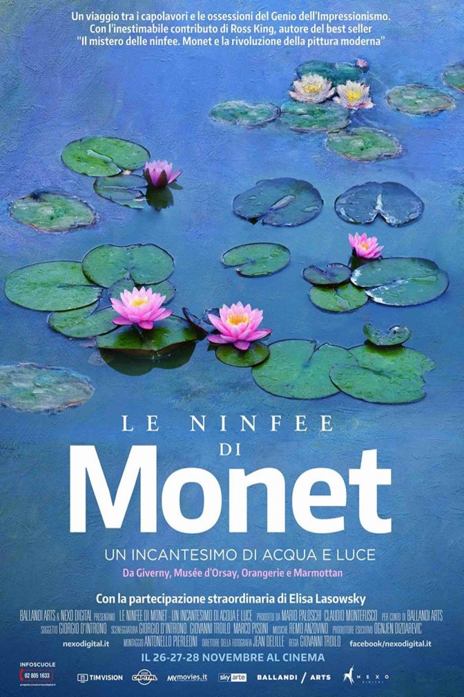 Poster of the movie Water Lilies by Monet – the Magic of Water and Light