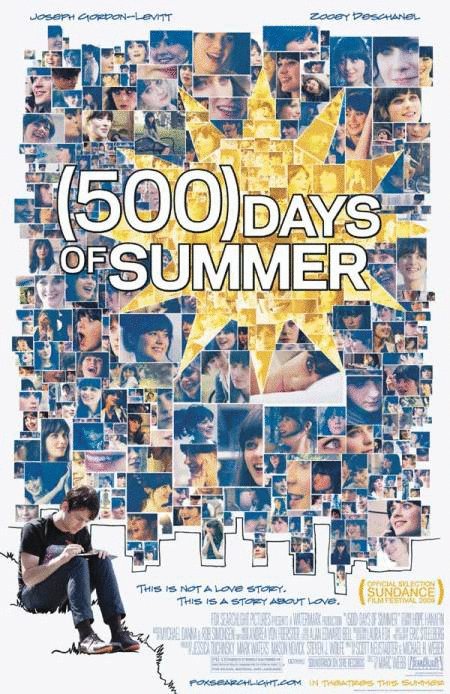 L'affiche du film 500 jours avec Summer