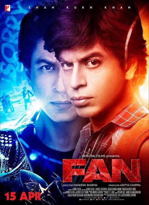 Hindi poster of the movie Fan