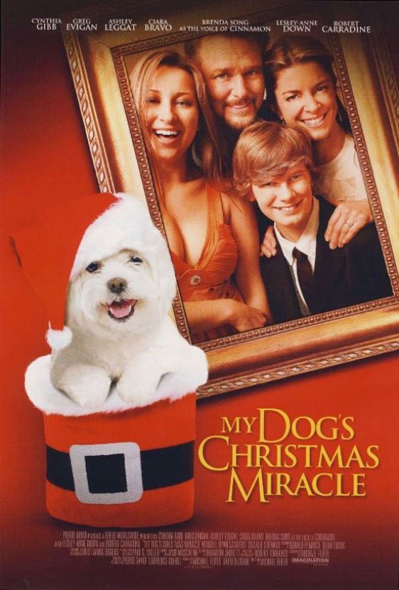 L'affiche du film My Dog's Christmas Miracle