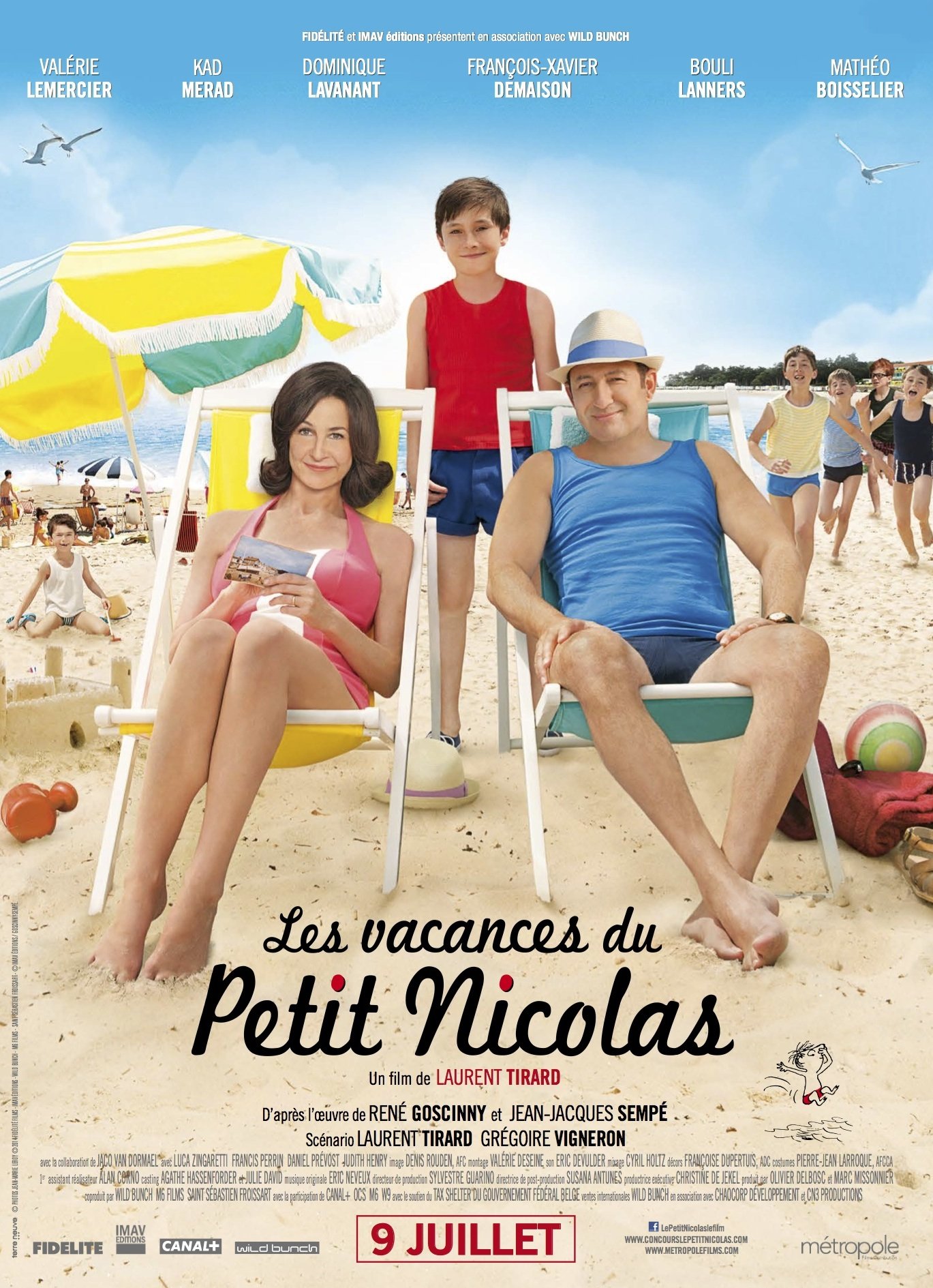 L'affiche du film Les Vacances du Petit Nicolas