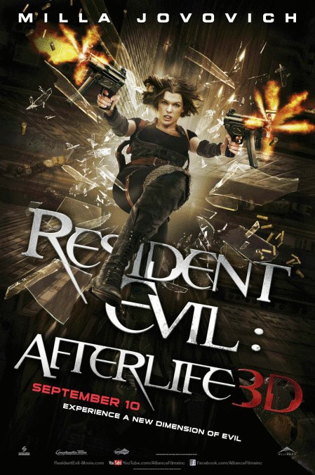 L'affiche du film Resident Evil: Afterlife