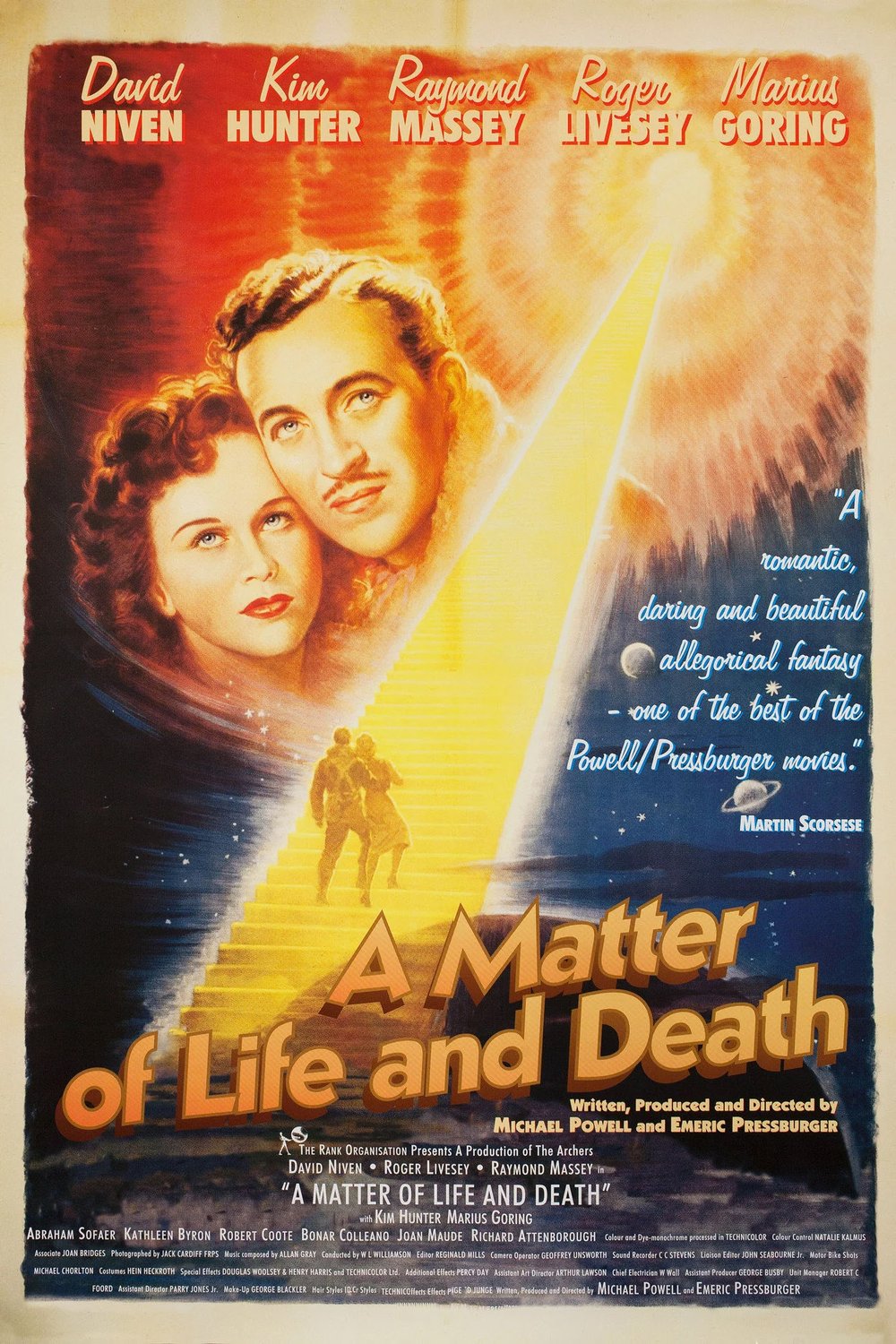L'affiche du film A Matter of Life and Death