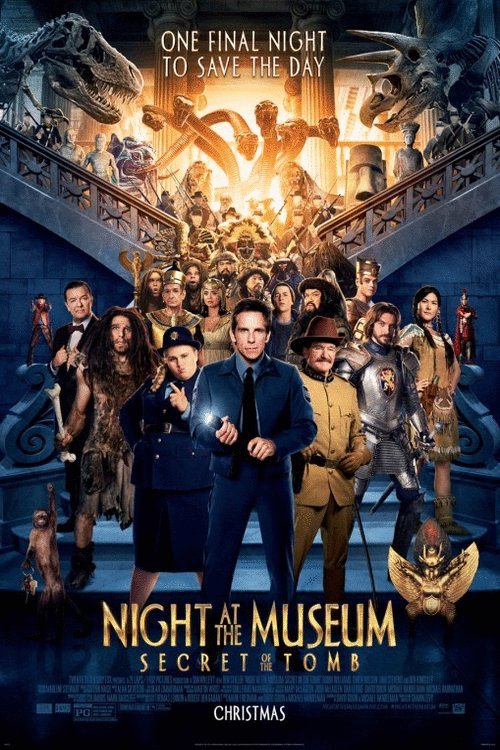 L'affiche du film Une nuit au musée: Le secret du tombeau