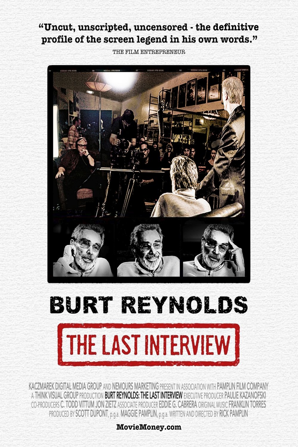 L'affiche du film Burt Reynolds: The Last Interview