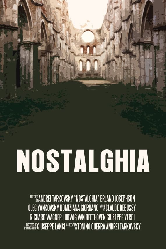 L'affiche originale du film Nostalghia en italien