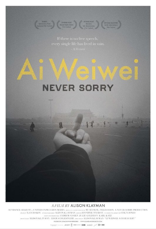 Poster of the movie Ai Weiwei: Never Sorry
