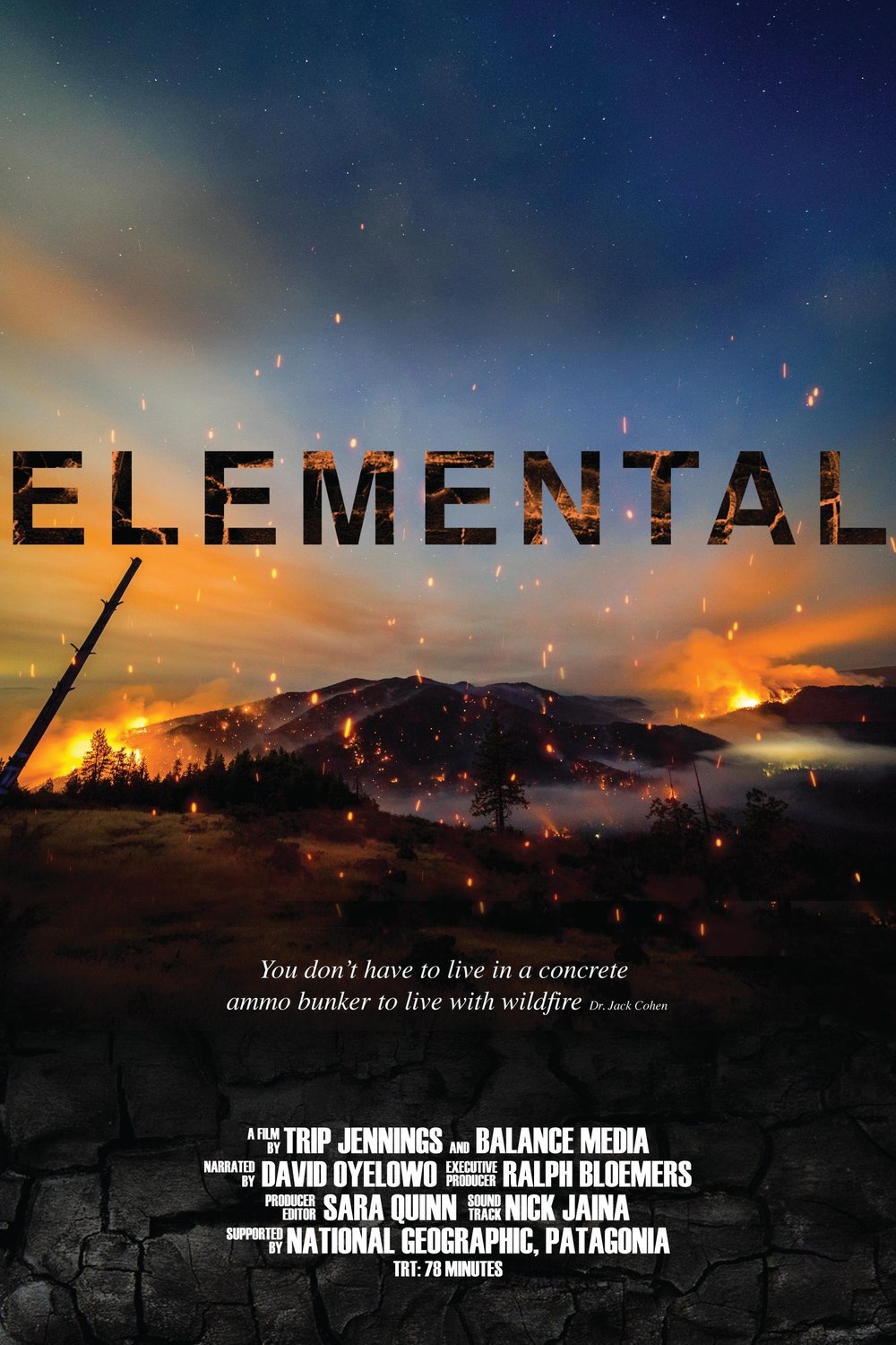 L'affiche du film Elemental: Reimagine Wildfire