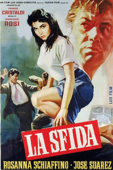 Italian poster of the movie Le défi