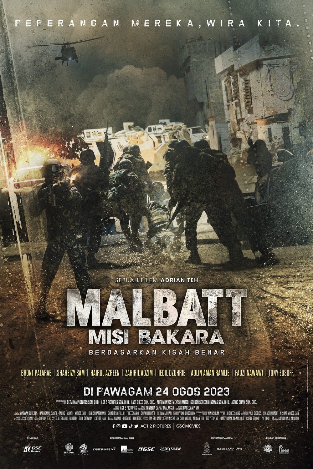 L'affiche originale du film Malbatt: Misi Bakara en Malais