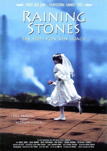 L'affiche originale du film Raining Stones en anglais