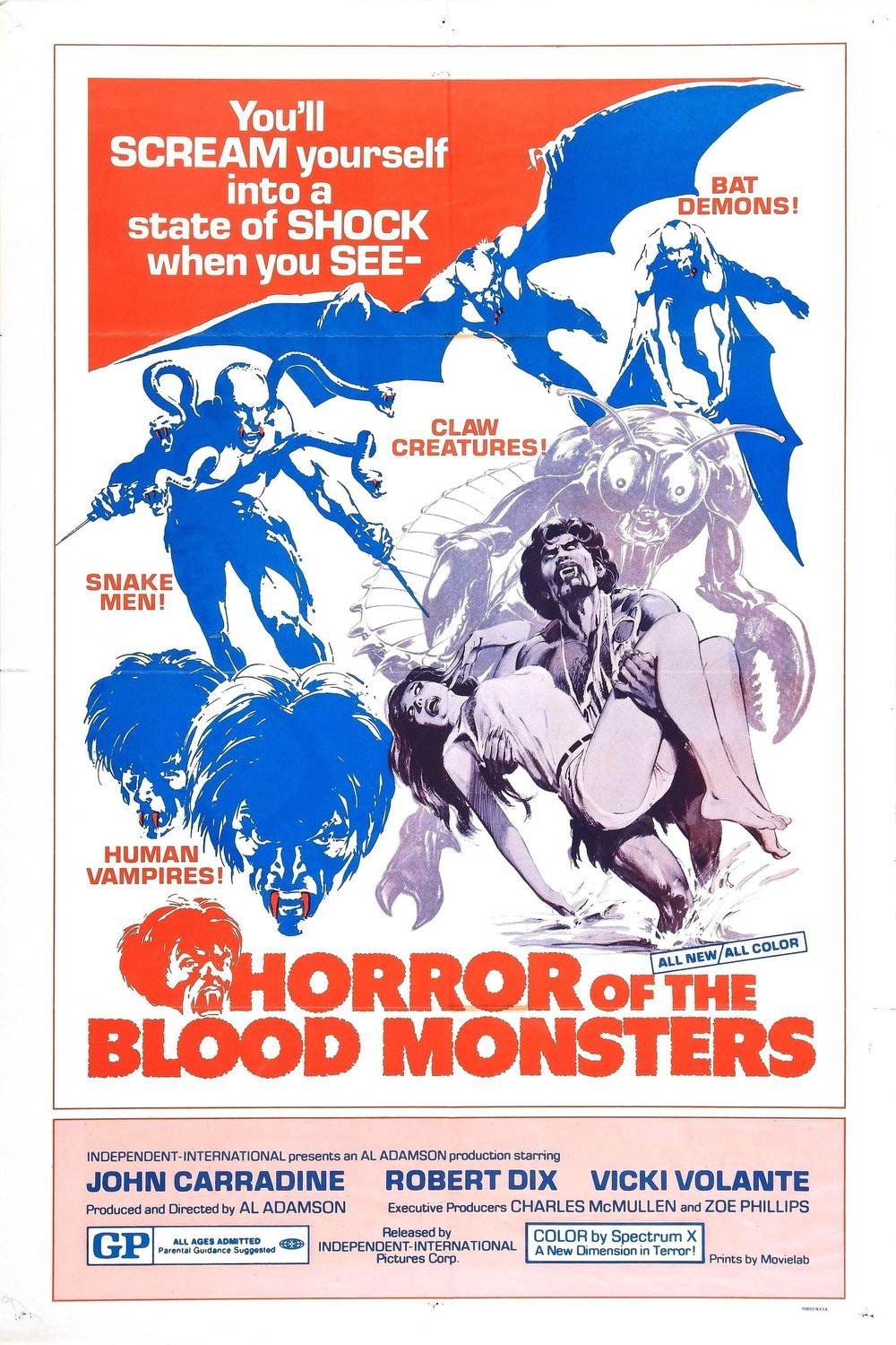 Poster of the movie Horror of the Blood Monsters