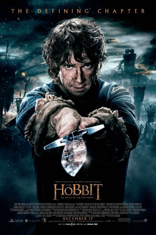 Poster of the movie Le Hobbit: La Bataille des Cinq Armées